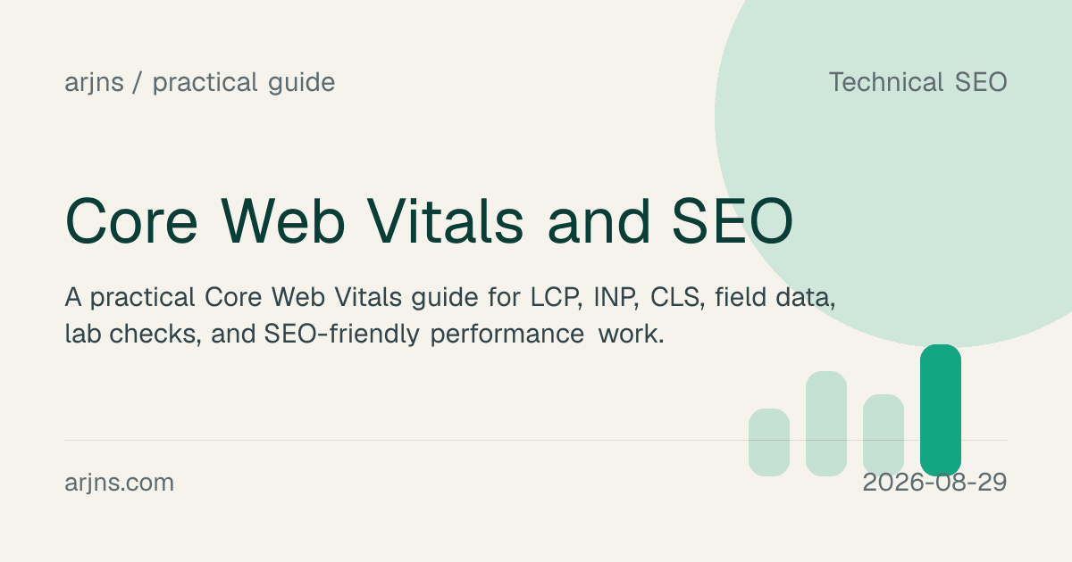 Core Web Vitals and SEO