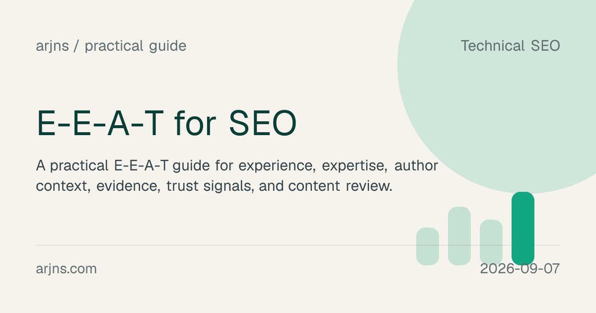 E-E-A-T for SEO