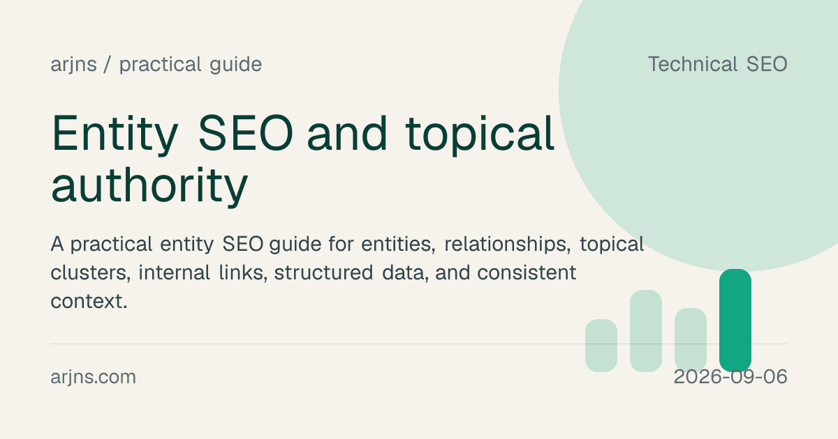 Entity SEO and topical authority