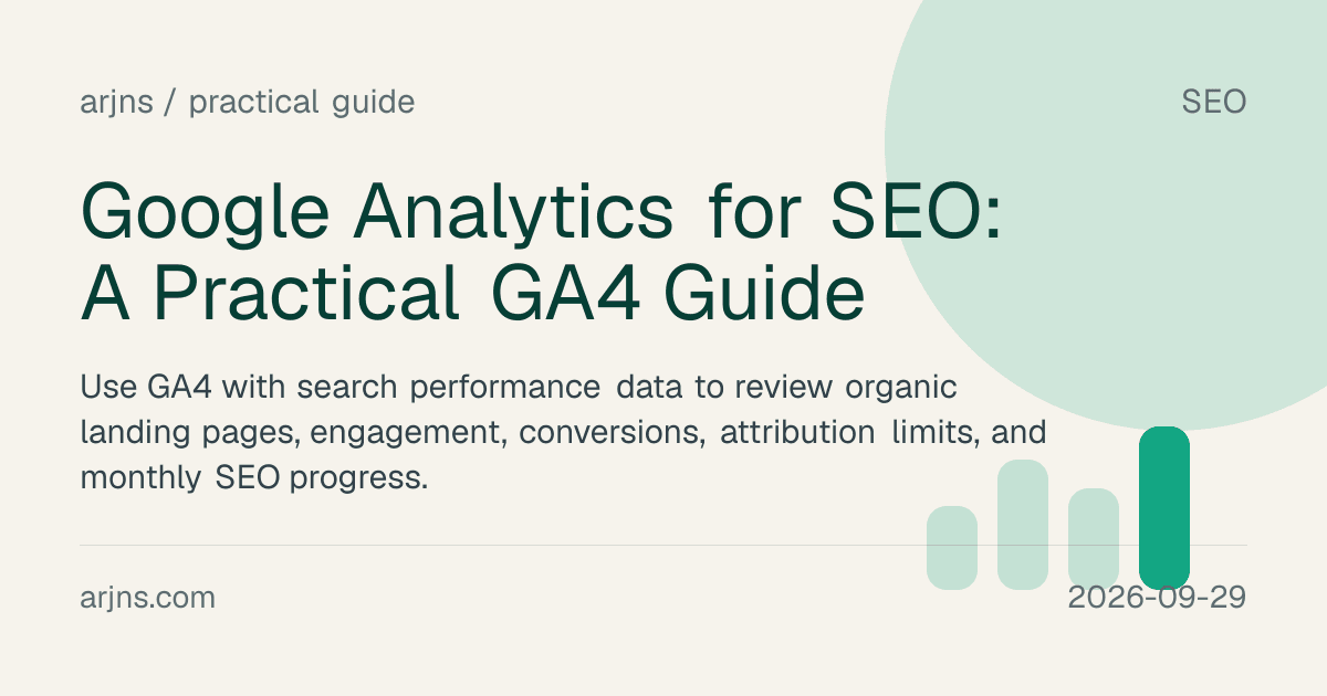 Google Analytics for SEO: A Practical GA4 Guide