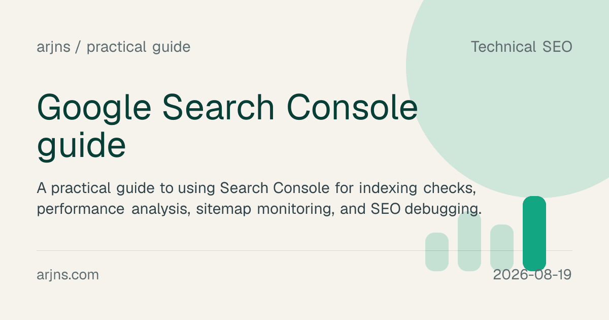 Google Search Console guide