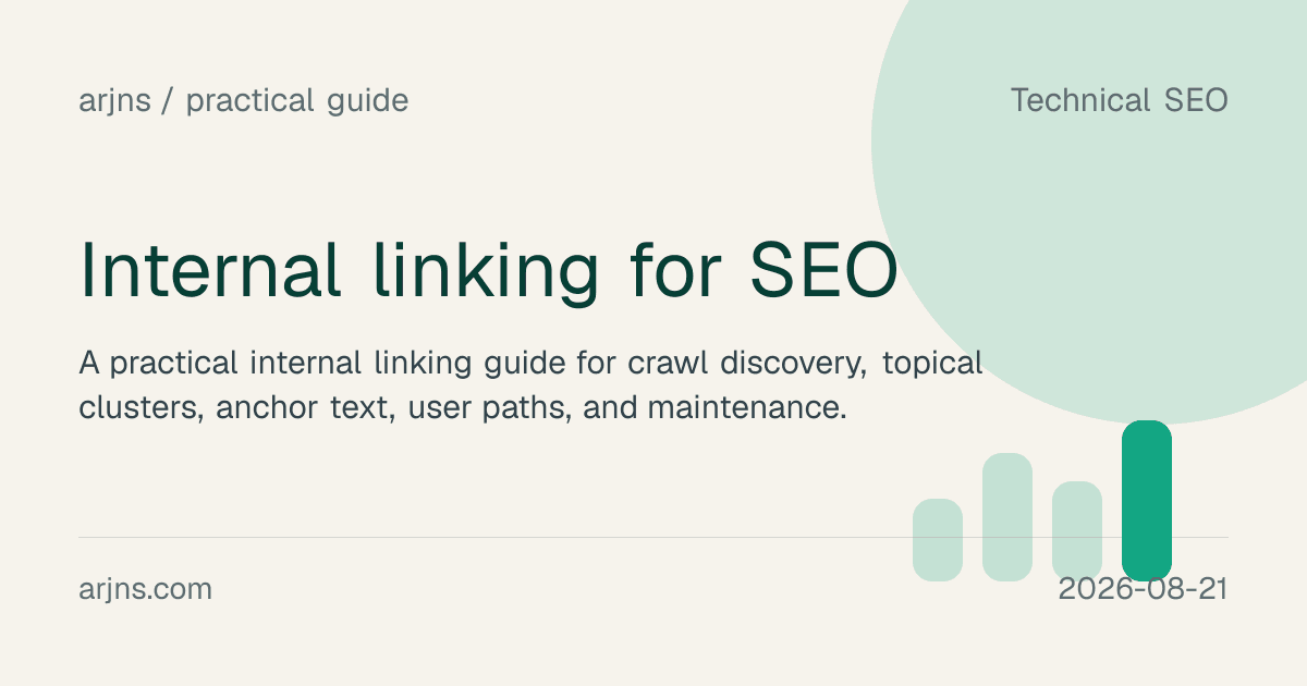 Internal linking for SEO