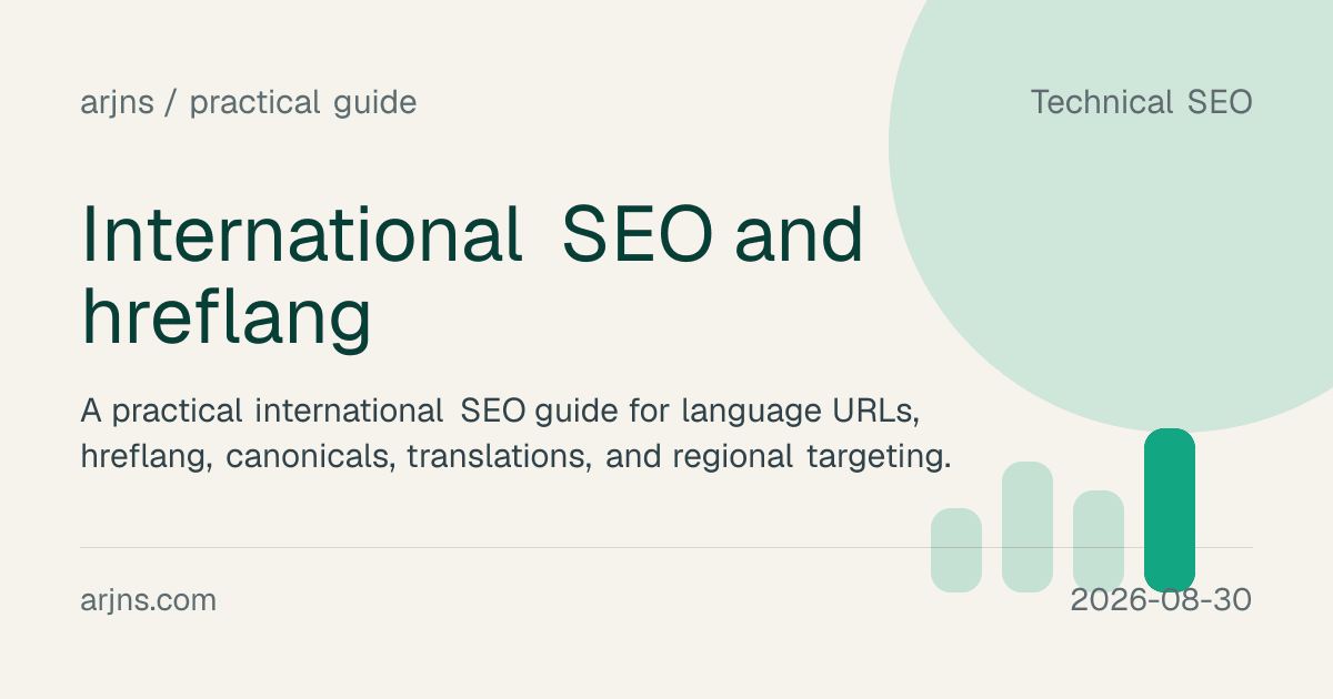 International SEO and hreflang