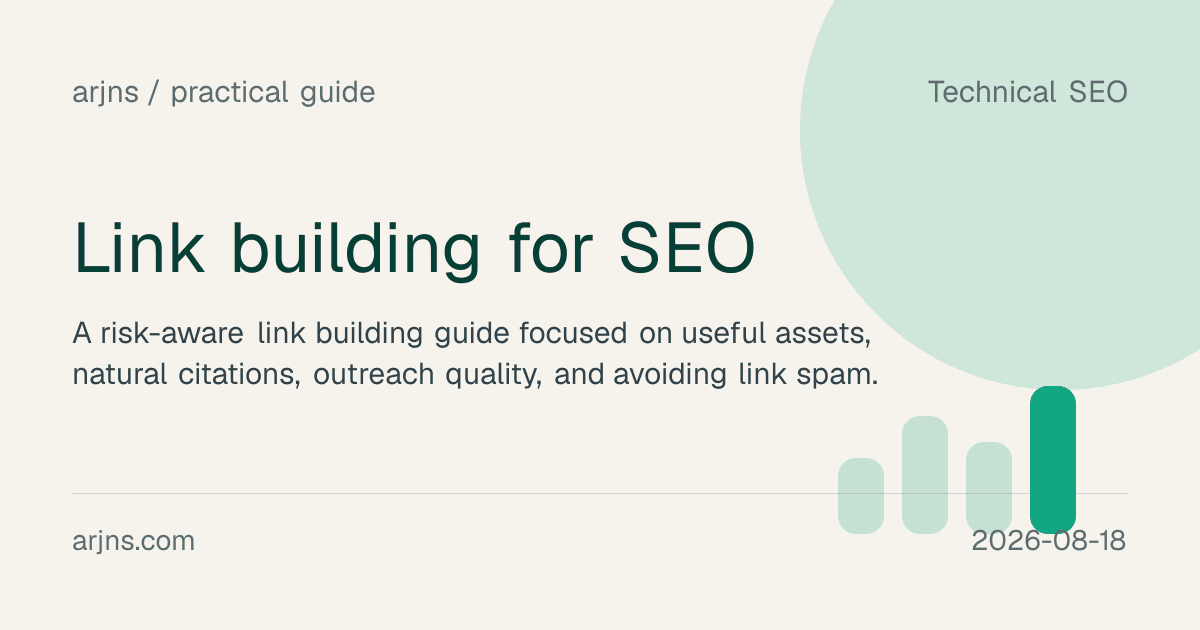 Link building for SEO