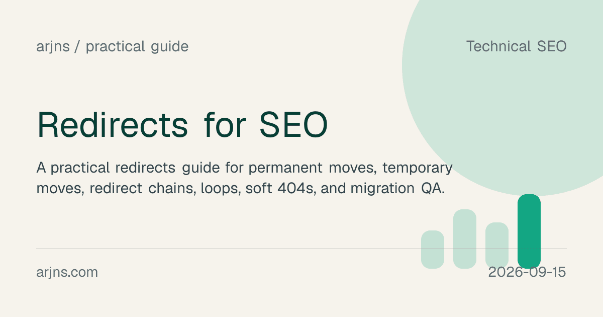 Redirects for SEO