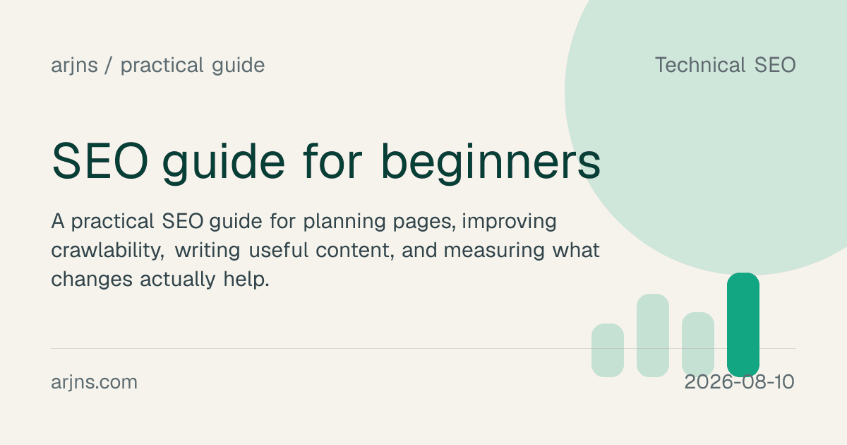 SEO guide for beginners