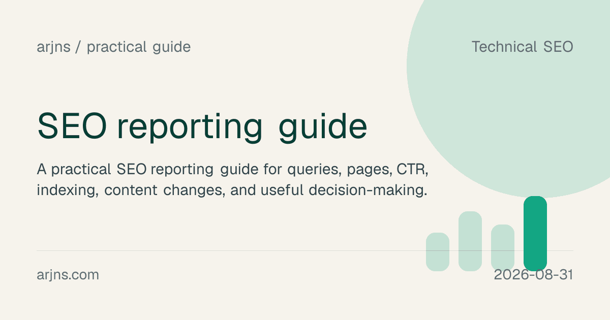 SEO reporting guide