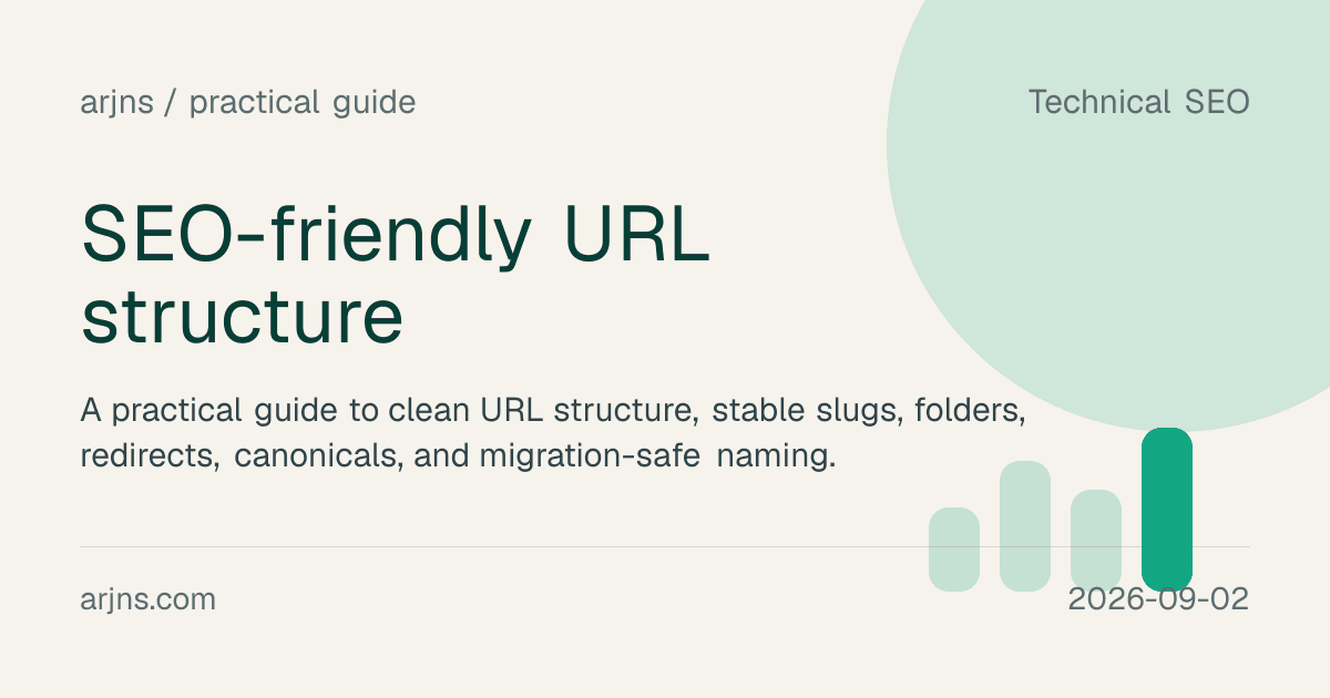 SEO-friendly URL structure