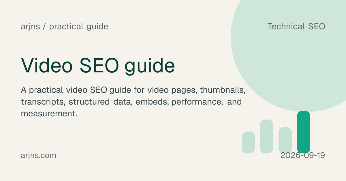 Video SEO guide