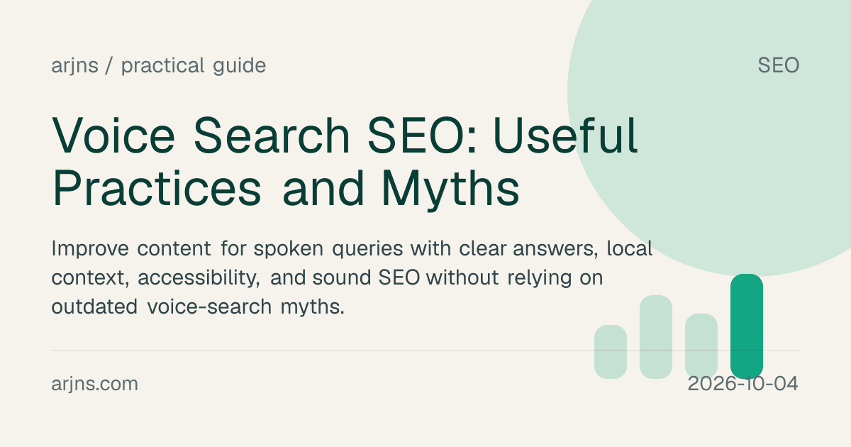 Voice Search SEO: Useful Practices and Myths