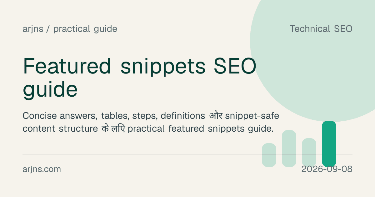Featured snippets SEO guide